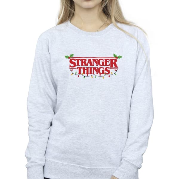 Netflix Sweatshirt med julbelysning från Stranger Things - dam/dam