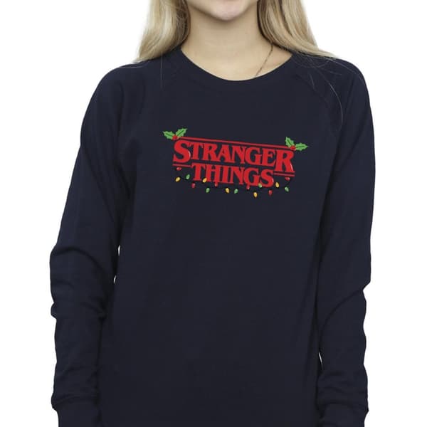 Netflix Sweatshirt med julbelysning från Stranger Things - dam/dam