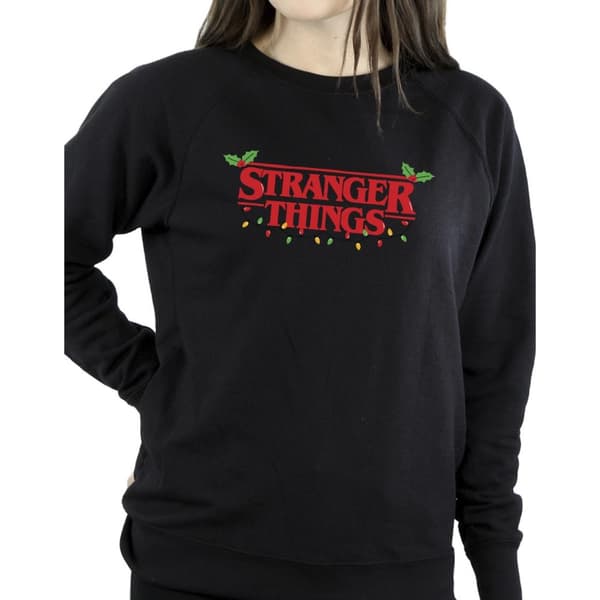 Netflix Sweatshirt med julbelysning från Stranger Things - dam/dam