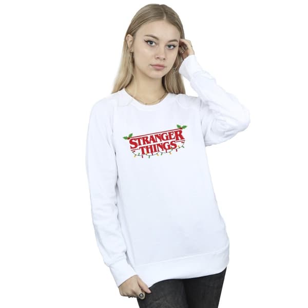 Netflix Sweatshirt med julbelysning från Stranger Things - dam/dam