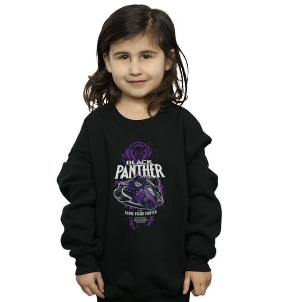 Marvel Black Panther Talon Fighter Badge-tröja för flickor