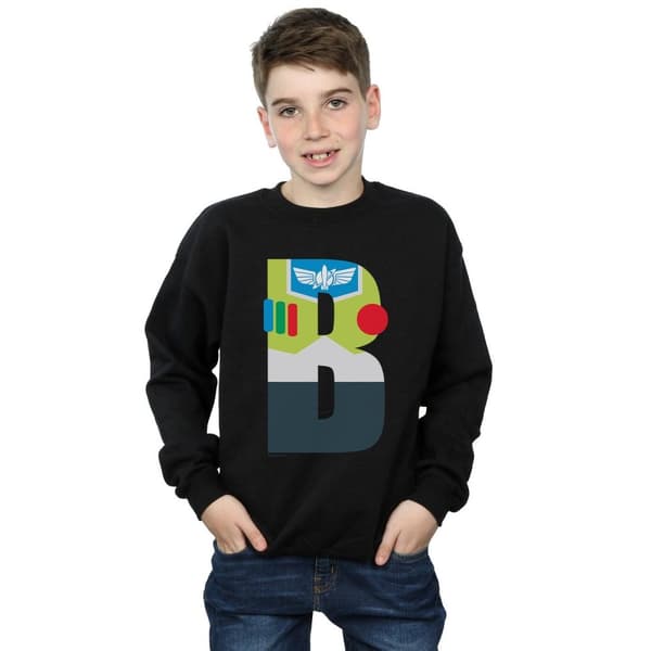 Disney Sweatshirt med alfabetet B för Buzz Lightyear för pojkar