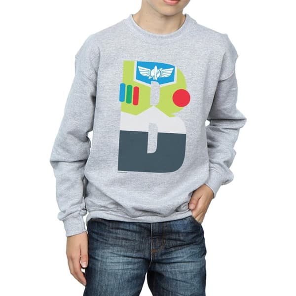 Disney Sweatshirt med alfabetet B för Buzz Lightyear för pojkar