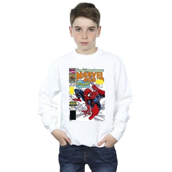 Marvel Pojkar Spider-Man Marvel Age Comic Cover Sweatshirt
