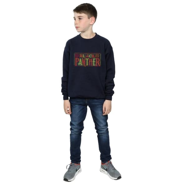 Marvel Black Panther Tribal Logo - Sweatshirt för pojkar