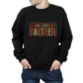 Miniatyrbild 3 av 5: Marvel Black Panther Tribal Logo - Sweatshirt för pojkar