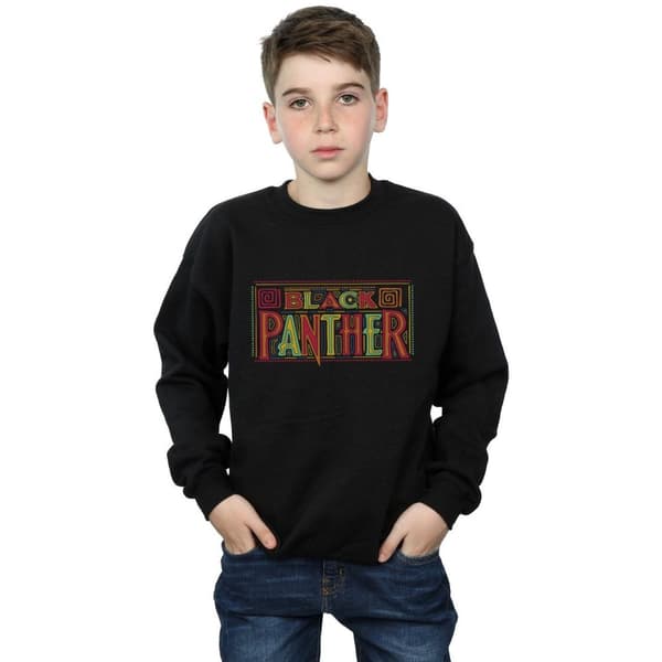 Marvel Black Panther Tribal Logo - Sweatshirt för pojkar