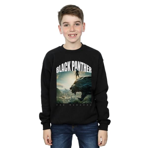 Marvel Black Panther For Wakanda-tröja för pojkar