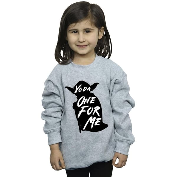 Star Wars Girls Yoda One For Me Sweatshirt