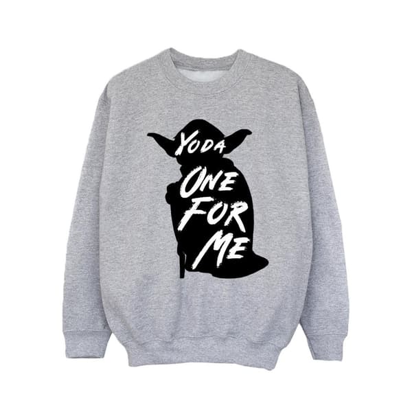 Star Wars Girls Yoda One For Me Sweatshirt
