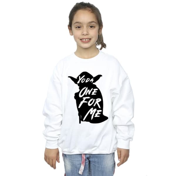 Star Wars Girls Yoda One For Me Sweatshirt