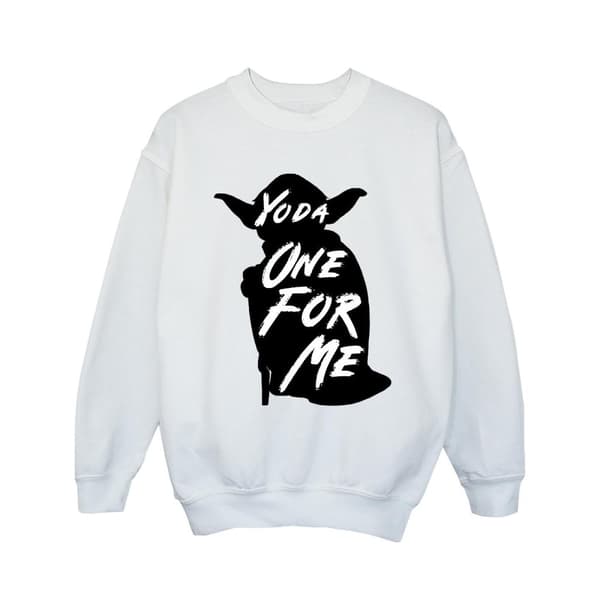 Star Wars Girls Yoda One For Me Sweatshirt