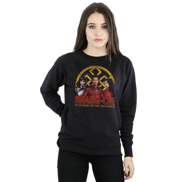 Marvel Sweatshirt med grupplogotyp och emblem - Shang-Chi And The Legend Of The Ten Rings, dam/dam