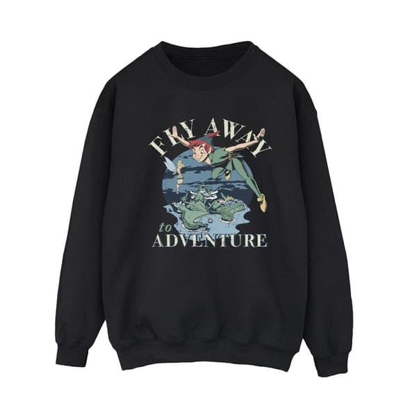 Disney Womens/Ladies Peter Pan Fly Away To Adventure Sweatshirt