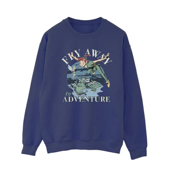 Disney Womens/Ladies Peter Pan Fly Away To Adventure Sweatshirt