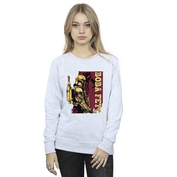 Star Wars Womens/Ladies The Book Of Boba Fett Western Style Sweatshirt