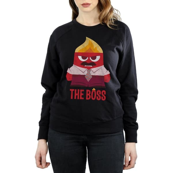 Disney Dam/Tjej Inside Out Anger The Boss Sweatshirt