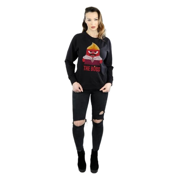 Disney Dam/Tjej Inside Out Anger The Boss Sweatshirt
