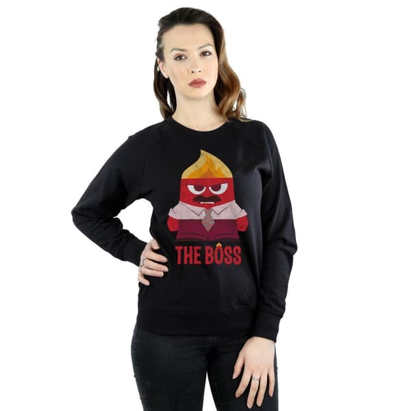 Disney Dam/Tjej Inside Out Anger The Boss Sweatshirt