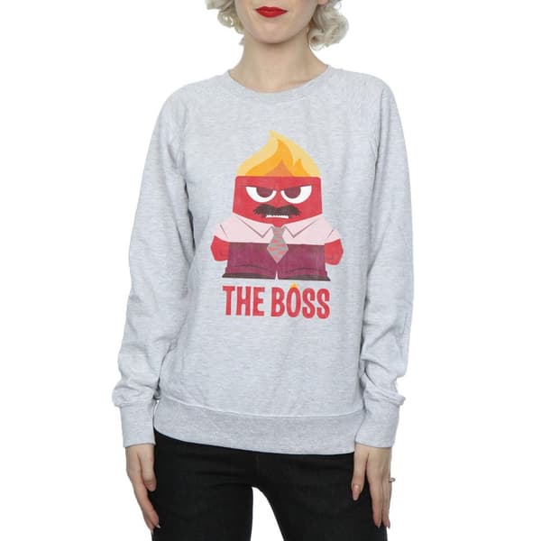 Disney Dam/Tjej Inside Out Anger The Boss Sweatshirt