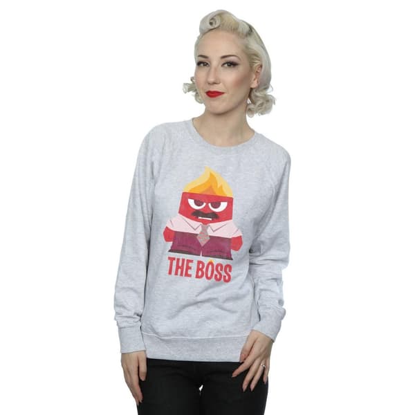 Disney Dam/Tjej Inside Out Anger The Boss Sweatshirt