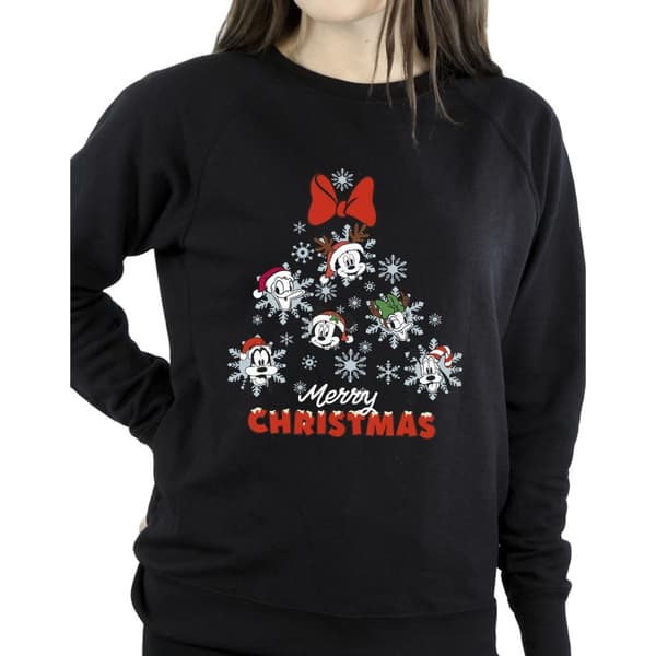 Disney Sweatshirt med julgran från Musse Pigg och hans vänner - dam/dam