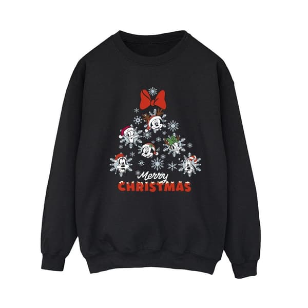 Disney Sweatshirt med julgran från Musse Pigg och hans vänner - dam/dam