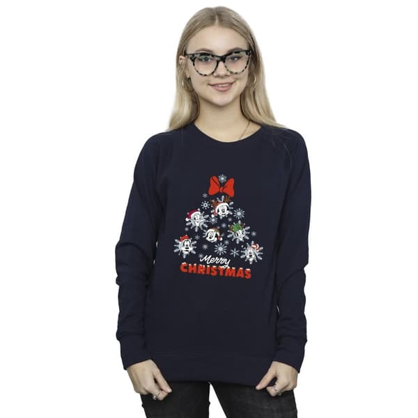 Disney Sweatshirt med julgran från Musse Pigg och hans vänner - dam/dam