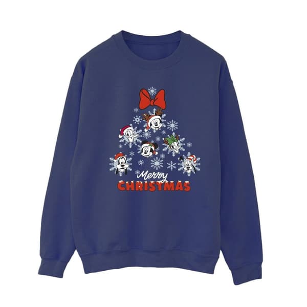 Disney Sweatshirt med julgran från Musse Pigg och hans vänner - dam/dam