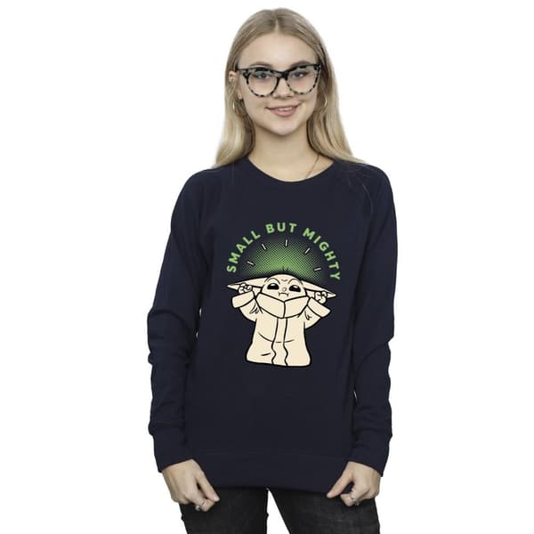 Star Wars Womens/Ladies The Mandalorian Small But Mighty Grogu Sweatshirt