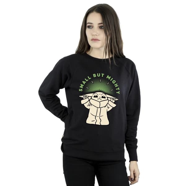 Star Wars Womens/Ladies The Mandalorian Small But Mighty Grogu Sweatshirt