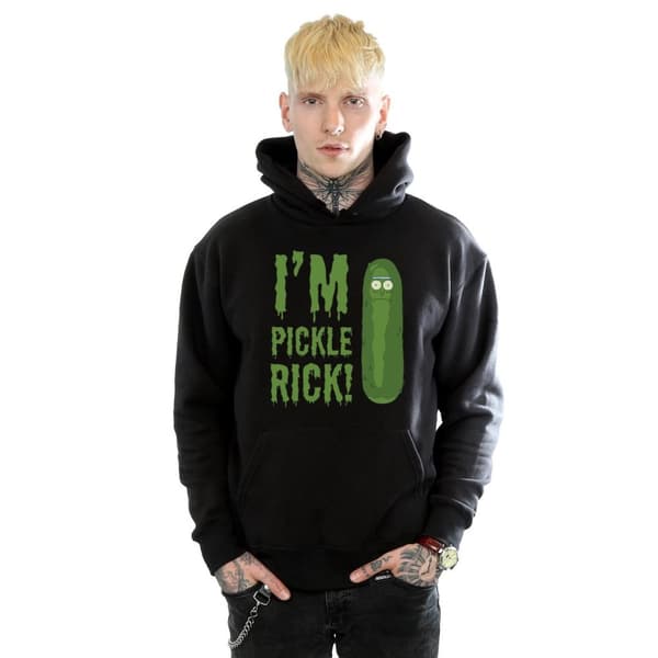 Rick And Morty Mens I´m Pickle Rick Hoodie