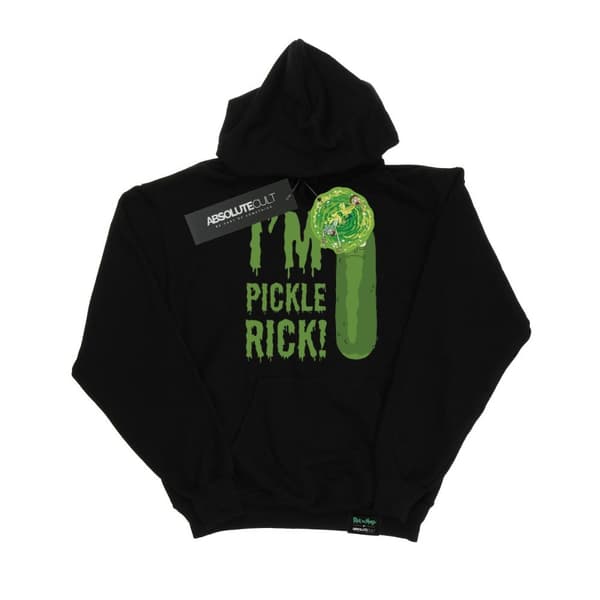 Rick And Morty Mens I´m Pickle Rick Hoodie