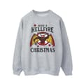 Miniatyrbilde 1 av 3: Netflix Mens Stranger Things Hellfire Christmas Sweatshirt