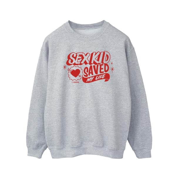 Netflix Mens Sex Education Sex Kid Saviour Sweatshirt Sports Grey 5XL