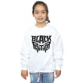 Miniatyrbillede 2 af 5: Marvel Girls Black Panther Worded Emblem Sweatshirt
