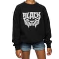 Miniatyrbillede 3 af 5: Marvel Girls Black Panther Worded Emblem Sweatshirt