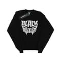 Miniatyrbillede 1 af 5: Marvel Girls Black Panther Worded Emblem Sweatshirt