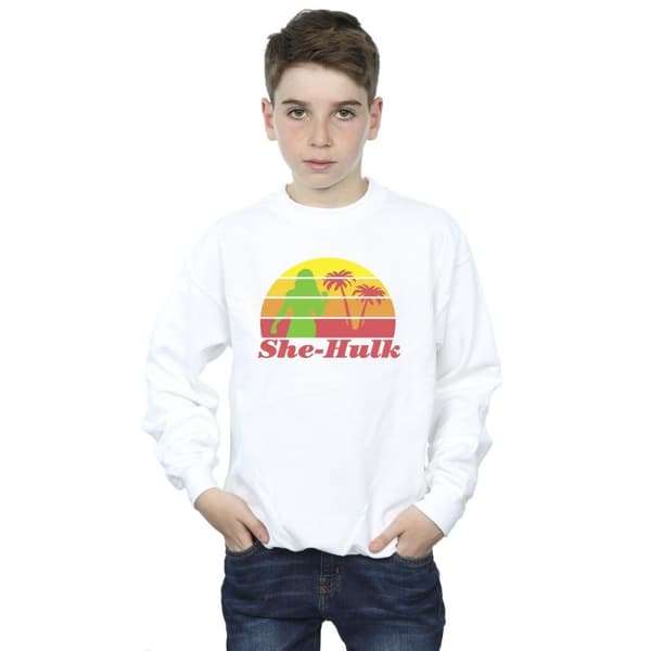 Marvel Boys She-Hulk: Attorney At Law Sunset Flex Sweatshirt