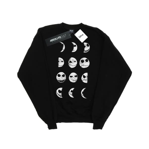 Disney Pojkar Nightmare Before Christmas Jack Moon Sweatshirt Black 9-11 Years