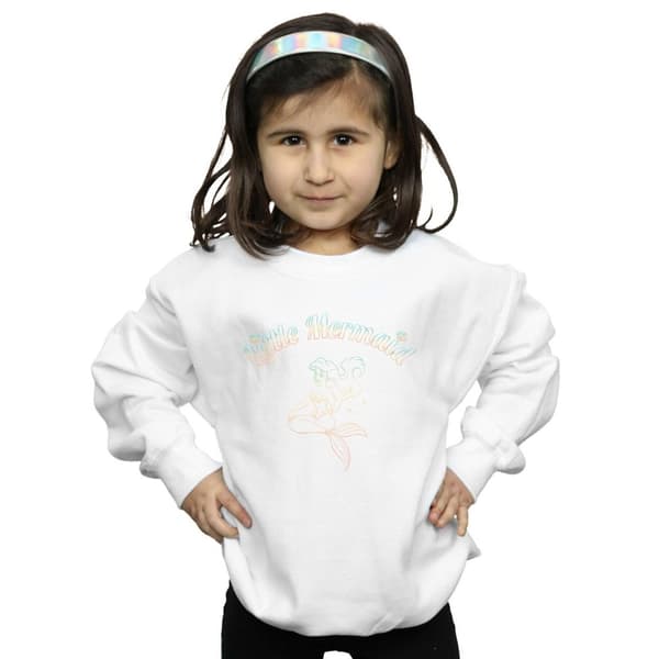 Disney Princess Girls The Little Mermaid Gradient Sweatshirt
