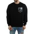 Miniatyrbilde 3 av 5: DC Comics Mens Justice League Movie Shield Faux Pocket Sweatshirt