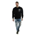 Miniatyrbilde 4 av 5: DC Comics Mens Justice League Movie Shield Faux Pocket Sweatshirt