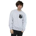 Miniatyrbilde 2 av 5: DC Comics Mens Justice League Movie Shield Faux Pocket Sweatshirt