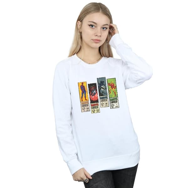 Marvel Sweatshirt med seriestrippar för kvinnor/damer