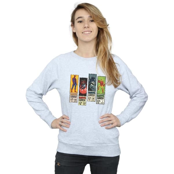 Marvel Sweatshirt med seriestrippar för kvinnor/damer