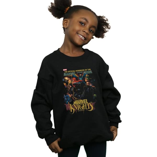 Marvel Sweatshirt för flickor - The Official Handbook Of The Marvel Universe