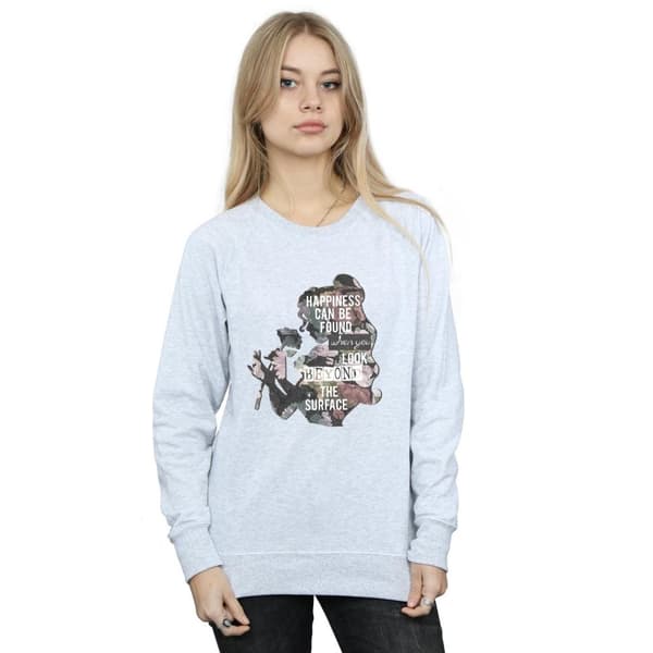 Disney Princess Womens/Ladies Belle Happiness Sweatshirt