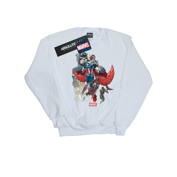 Marvel Womens/Ladies Captain America Falcon Evolution Sweatshirt