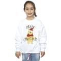 Miniatyrbild 3 av 4: Disney Winnie the Pooh Happy Christmas Holly Sweatshirt för flickor